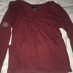 Long sleeve going out shirt